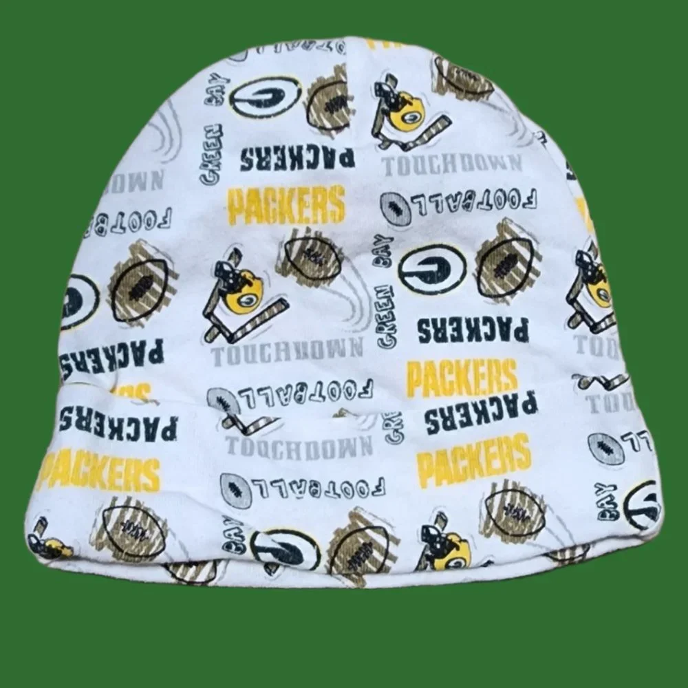 NFL PACKER newborn beanie.